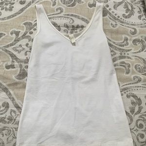 Banana Republic White Tank Racerback